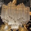 1970' Lustre Venini  88 Cristaux Murano Aux 8 Satellites – Image 11