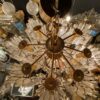 1970' Lustre Venini  88 Cristaux Murano Aux 8 Satellites – Image 2