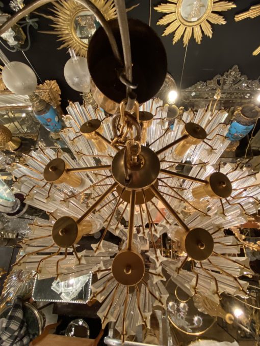 1970 'Venini 88 Murano Crystal Chandelier To 8 Satellites - Image 10