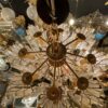 1970' Lustre Venini  88 Cristaux Murano Aux 8 Satellites – Image 10