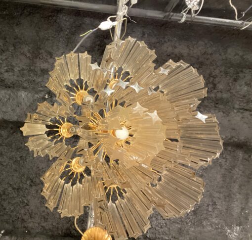 1970 'Venini 88 Murano Crystal Chandelier To 8 Satellites - Image 9