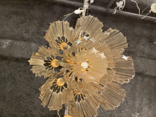 1970 'Venini 88 Murano Crystal Chandelier To 8 Satellites - Image 8