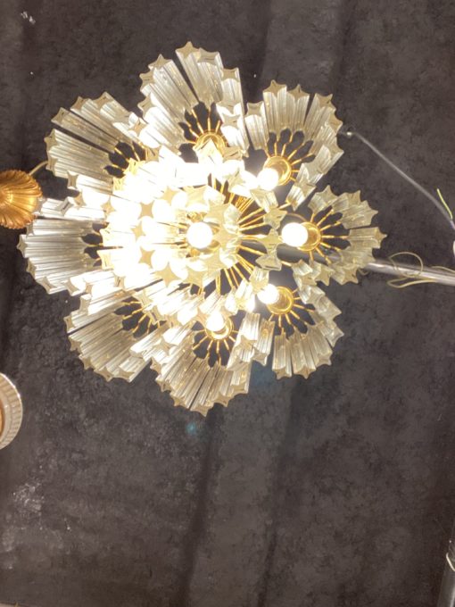 1970 'Venini 88 Murano Crystal Chandelier To 8 Satellites - Image 4