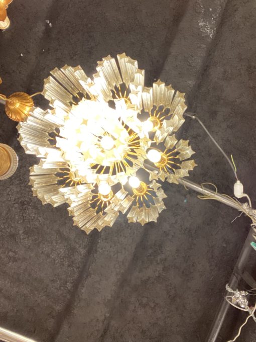 1970 'Venini 88 Murano Crystal Chandelier To 8 Satellites - Image 3
