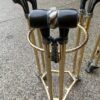 1970' Pair of Patinated Bronze And Gilt Metal Gueridons In The Taste Of Weisweiler - Image 10