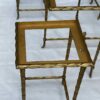 1970 'Maison Baguès or Charles or Jansen Coffee Table In Gilt Bronze And Its 4 Tables - Image 16