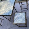 1970 'Maison Baguès or Charles or Jansen Coffee Table In Gilt Bronze And Its 4 Tables - Image 10