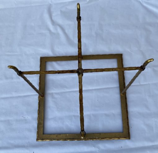 1970' Table Basse Maison Baguès ou Charles ou Jansen En Bronze Doré Et Ses 4 Tables – Image 3