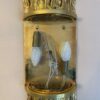 1970 'Pair Of Wall Lights In Gilt Bronze And Glass Tubes By Victor Boeltz Decor Stalagmites And Stalagtites H 103 cm - Image 2