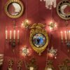 1970′ Paire d’Appliques Bronze Double Patine Style Directoire Maison Jansen Ou Wilkinson H  104 X 48 cm – Image 12