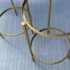 1950/70' Pair of Round Gilt Bronze Gueridons Maison Ramsay Diameter 40 x H 60 cm - Image 8