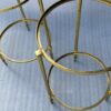 1950/70' Pair of Round Gilt Bronze Gueridons Maison Ramsay Diameter 40 x H 60 cm - Image 7