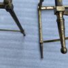 1970′ Series of 3 Maison Baguès Nesting Tables Bamboo Model Gilt Bronze 3 Black Opaline Trays 58 X 40 X H 58 cm - Image 4