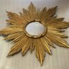 1950 Flat Mirror Gilded Wood 90 cm