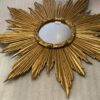 1950 Flat Mirror Gilded Wood 90 cm - Image 11