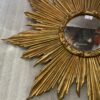 1950 Flat Mirror Gilded Wood 90 cm - Image 9