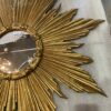 1950 Flat Mirror Gilded Wood 90 cm - Image 8