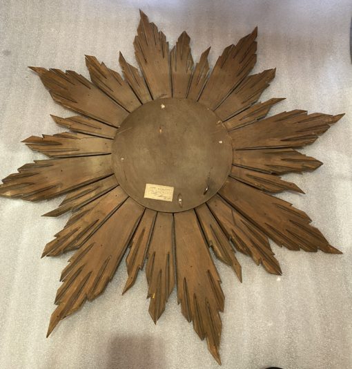 1950 Flat Mirror Gilded Wood 90 cm - Image 3