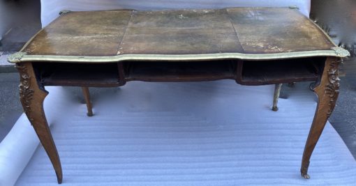1880/1900 Napoleon III Desk Flat Crossbow Shape To be Restored - Image 12