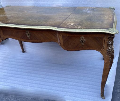 1880/1900 Napoleon III Desk Flat Crossbow Shape To be Restored - Image 4