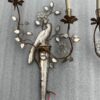 1970' Pair Of Wall Lights With Parakeet Placed On A Sheath, Maison Baguès H 63 cm - Image 6