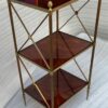 🔍  1970 ′ 3 Tier Brass Shelf Maison Baguès Bakelite Color Amber Trays 32 X 40 H 86 cm - Image 5