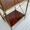 🔍  1970 ′ 3 Tier Brass Shelf Maison Baguès Bakelite Color Amber Trays 32 X 40 H 86 cm - Image 2