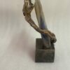 1970/80 Seahorse In Bronze And Glass Pate, Sculpture Signed LOHE - Image 7