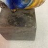 1970/80 Seahorse In Bronze And Glass Pate, Sculpture Signed LOHE - Image 6