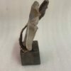 1970/80 Seahorse In Bronze And Glass Pate, Sculpture Signed LOHE - Image 4