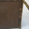 1950′ Table Maison Baguès Ou Maison Jansen Décor Bambou en Bronze Doré Avec Plateau Laque de Chine Aux  Oiseaux Et Fleurs  42 X 56 X H 45 CM – Image 4