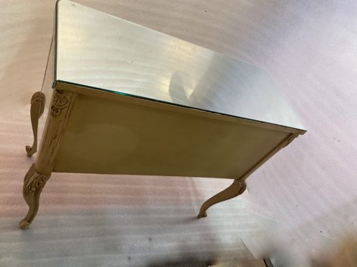 1950/70 Commode Style LXV Gainée De Miroirs Gravés A 2  Tiroirs – Image 4