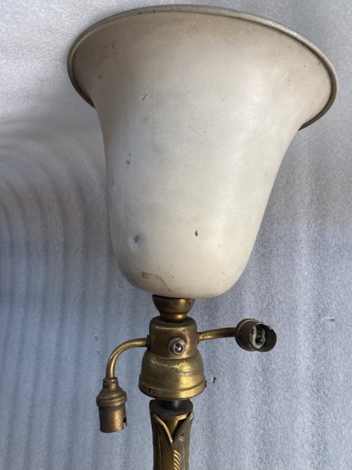 1970 Gilt Bronze Floor Lamp Maison Baguès Model Palm Tree - Image 10