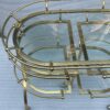 1950/70 Bar Roulant Articulé Laiton Et Bronze Doré Provenance Palace Parisien DLG  Maison Jansen – Image 2