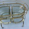1950/70 Bar Roulant Articulé Laiton Et Bronze Doré Provenance Palace Parisien DLG  Maison Jansen – Image 4