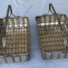 1900 'Pair Of Presentation Baskets In Silvered Metal From Parisian Palace - Image 17