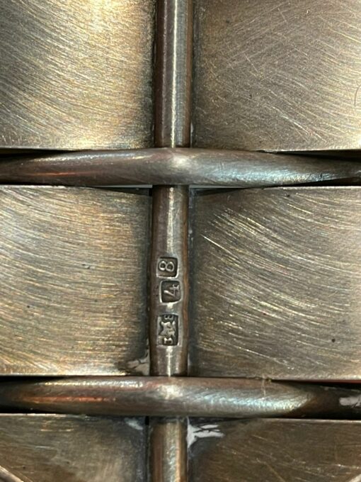 1900 'Pair Of Presentation Baskets In Silvered Metal From Parisian Palace - Image 5