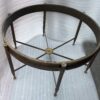 1950/70′ Pedestal Table Maison Jansen Or Maison Charles In The Style Of The Model By Adam Weisweiler With Spacer A 6 Branches ⌀ 99 cm H 50 cm