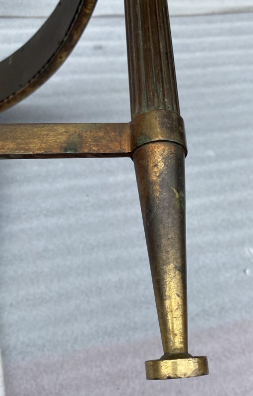 1950/70′ Pedestal Table Maison Jansen Or Maison Charles In The Style Of The Model By Adam Weisweiler With Spacer A 6 Branches ⌀ 99 cm H 50 cm - Image 8