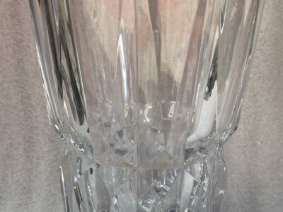 1930' Large St Louis Crystal Vase Signed H 34,5 Ø 23.5 cm