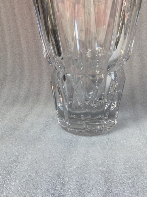 1930' Large St Louis Crystal Vase Signed H 34,5 Ø 23.5 cm - Image 8