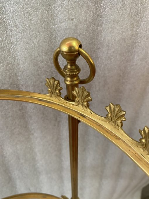 1950/70' Round Bronze Servant 3 Trays In The Style Weisweiler - Image 8