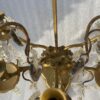 1950′  Lampe Girandole  Bronze 5 Bras Pampilles H 82 cm – Image 9