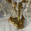 1950′  Lampe Girandole  Bronze 5 Bras Pampilles H 82 cm – Image 8