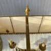 1950′  Lampe Girandole  Bronze 5 Bras Pampilles H 82 cm – Image 2