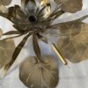 1970′ Applique Ou Plafonnier Au Feuillage DLG Maison Jansen en Laiton 1 Ampoule Diamétre 71 cm – Image 5