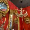 1950/70 ‘ Miroir soleil Convexe, Bois Doré – Diamètre 69 cm – Image 18