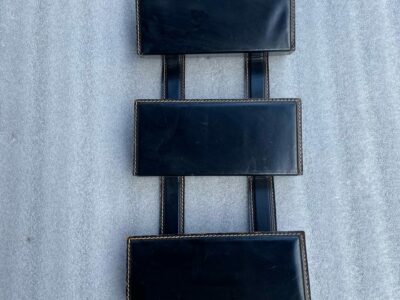 1950/70 Document Holder Jacques Adnet Style Leather Saddler
