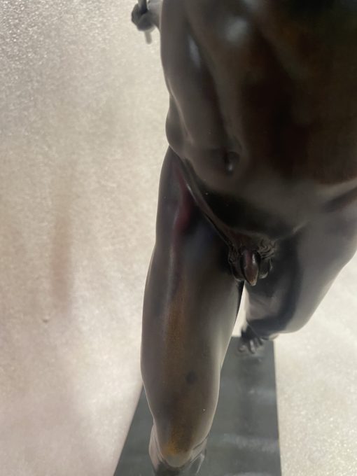 Wilhelm WANDSCHNEIDER (1866-1942) Achilles Bronze Signed H 43 cm - Image 7