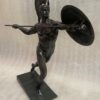 Wilhelm WANDSCHNEIDER (1866-1942) Achilles Bronze Signed H 43 cm